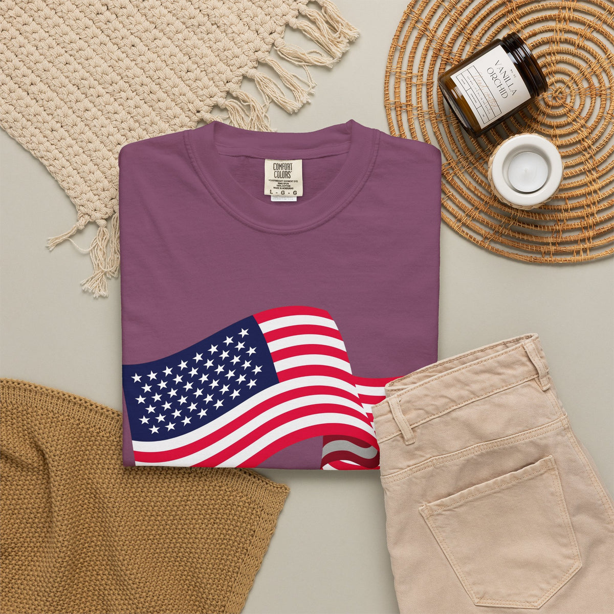 American Flag Wave T-Shirt