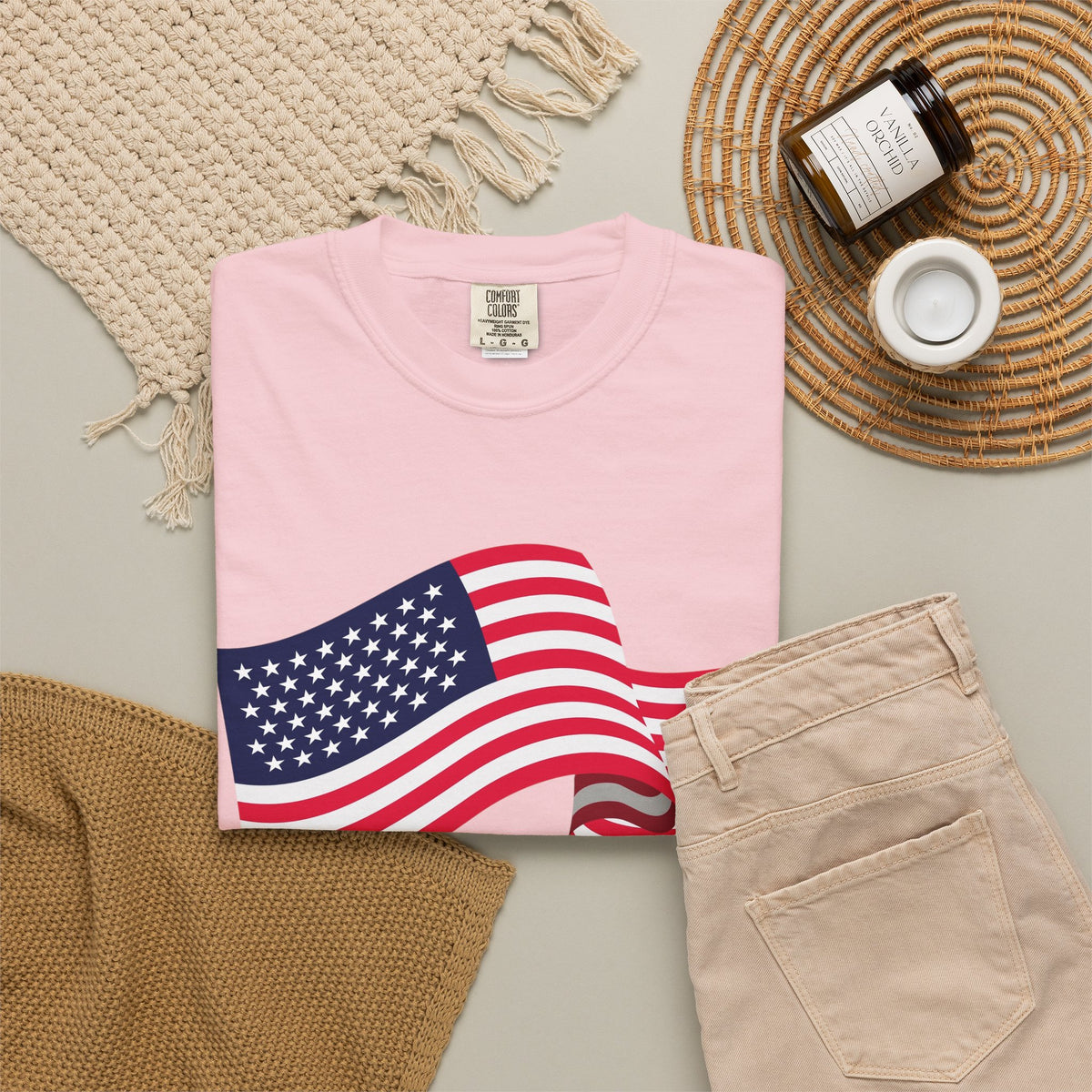 American Flag Wave T-Shirt