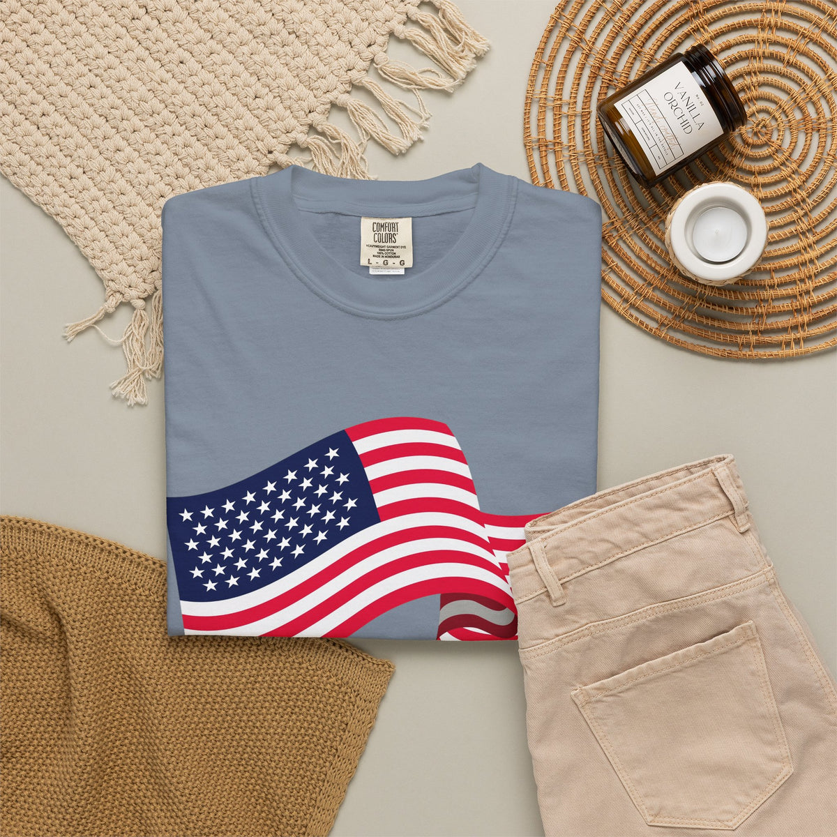 American Flag Wave T-Shirt