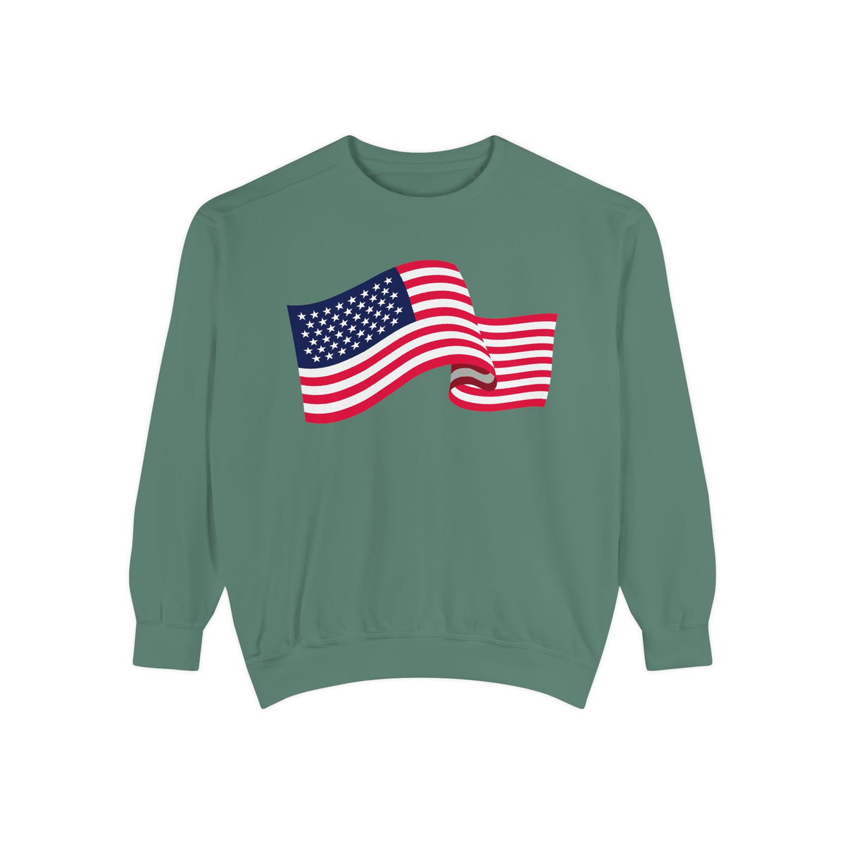 American Flag Wave Sweatshirt