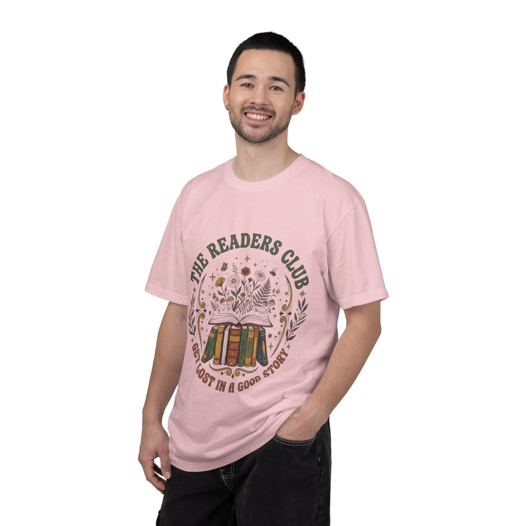 The Readers Club Garment-Dyed T-Shirt – Book Lover Reading Shirt