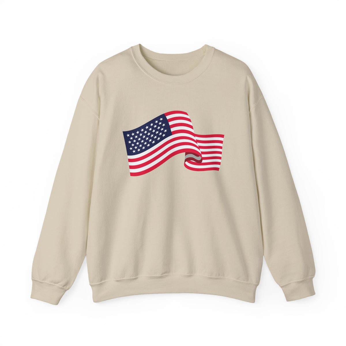 American Flag Crewneck Sweatshirt