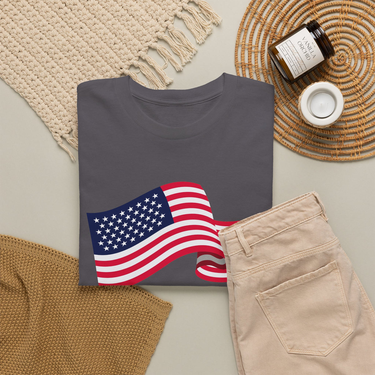 American Flag Wave T-Shirt