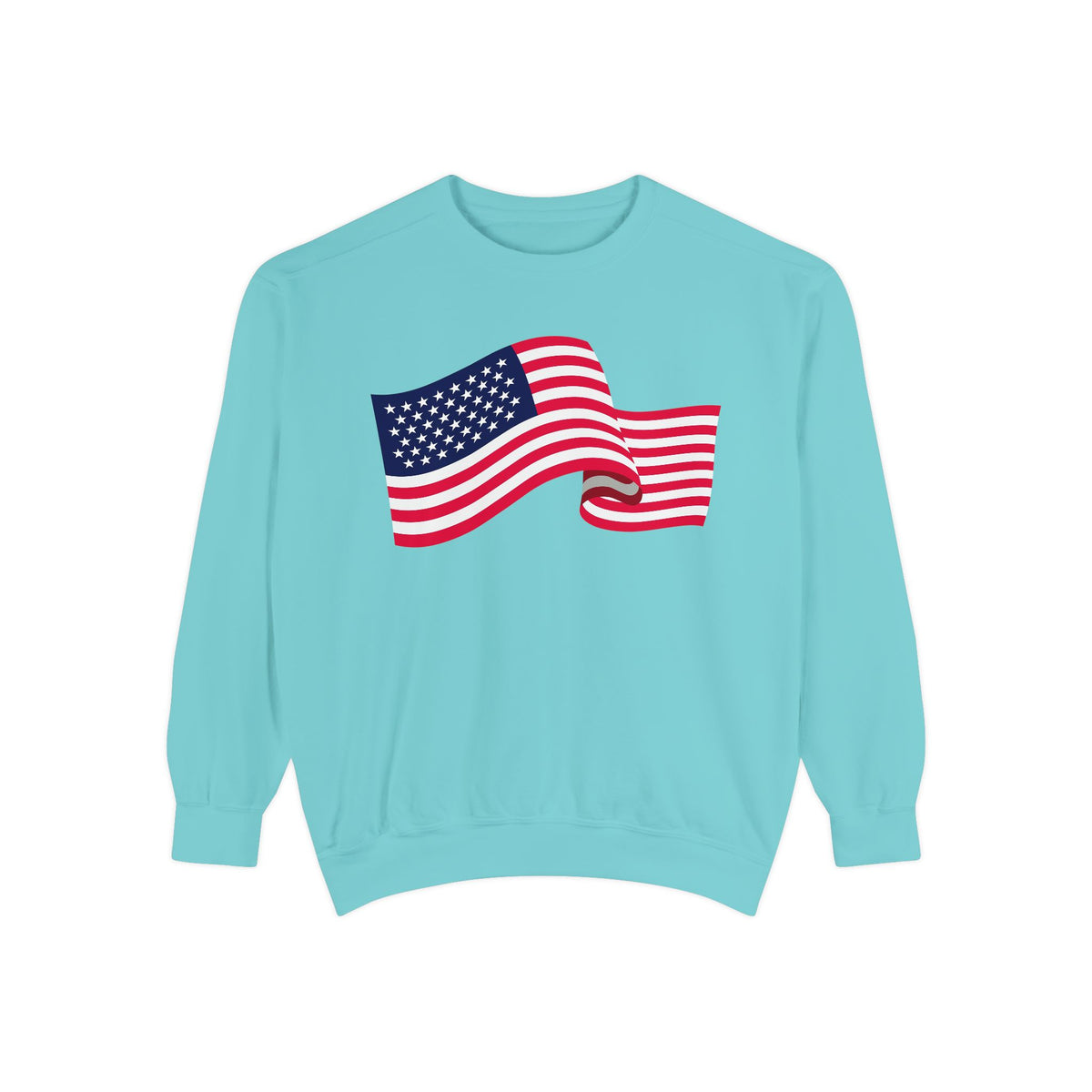 American Flag Wave Sweatshirt