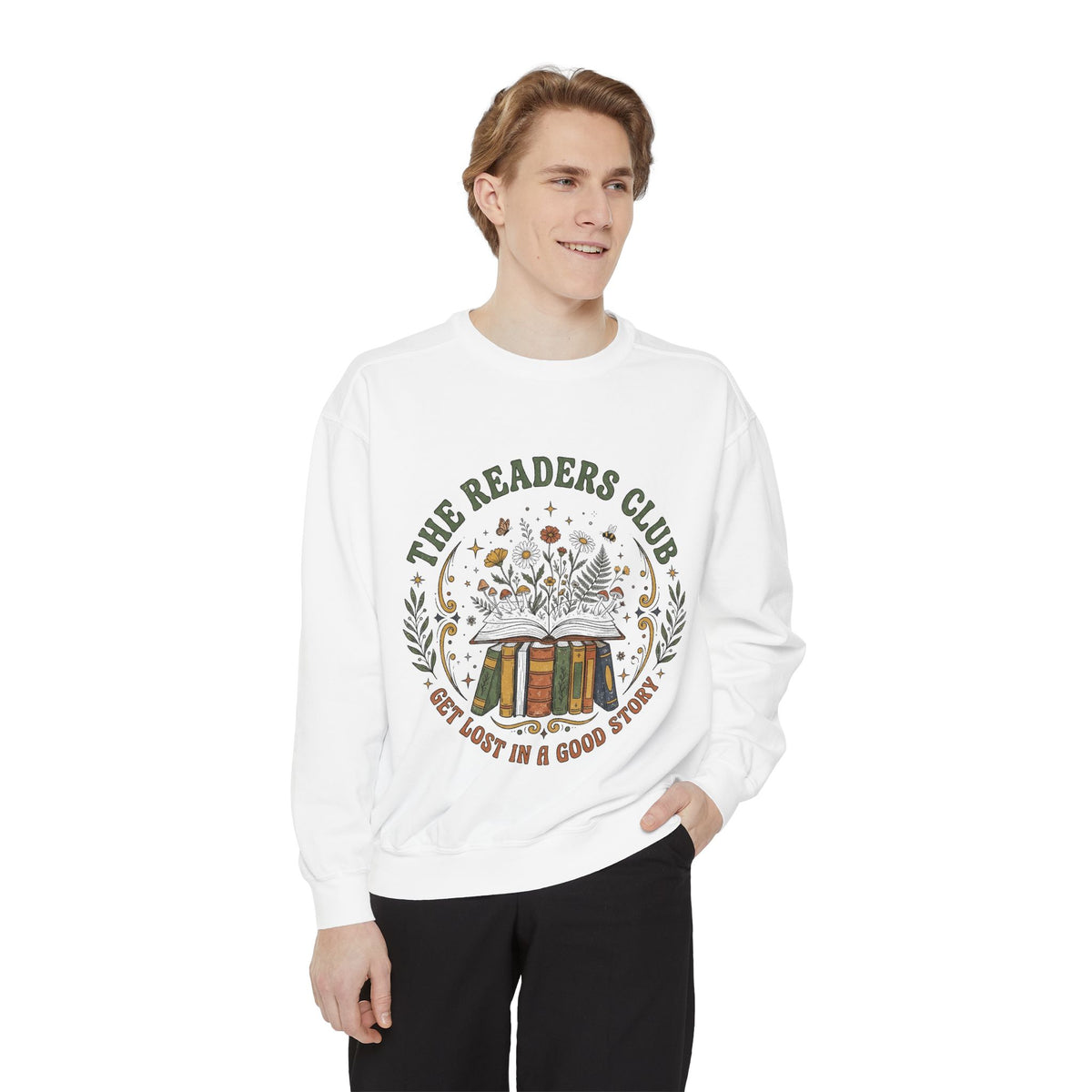 The Readers Club “Get Lost in a Good Story” Book Lover Sweatshirt