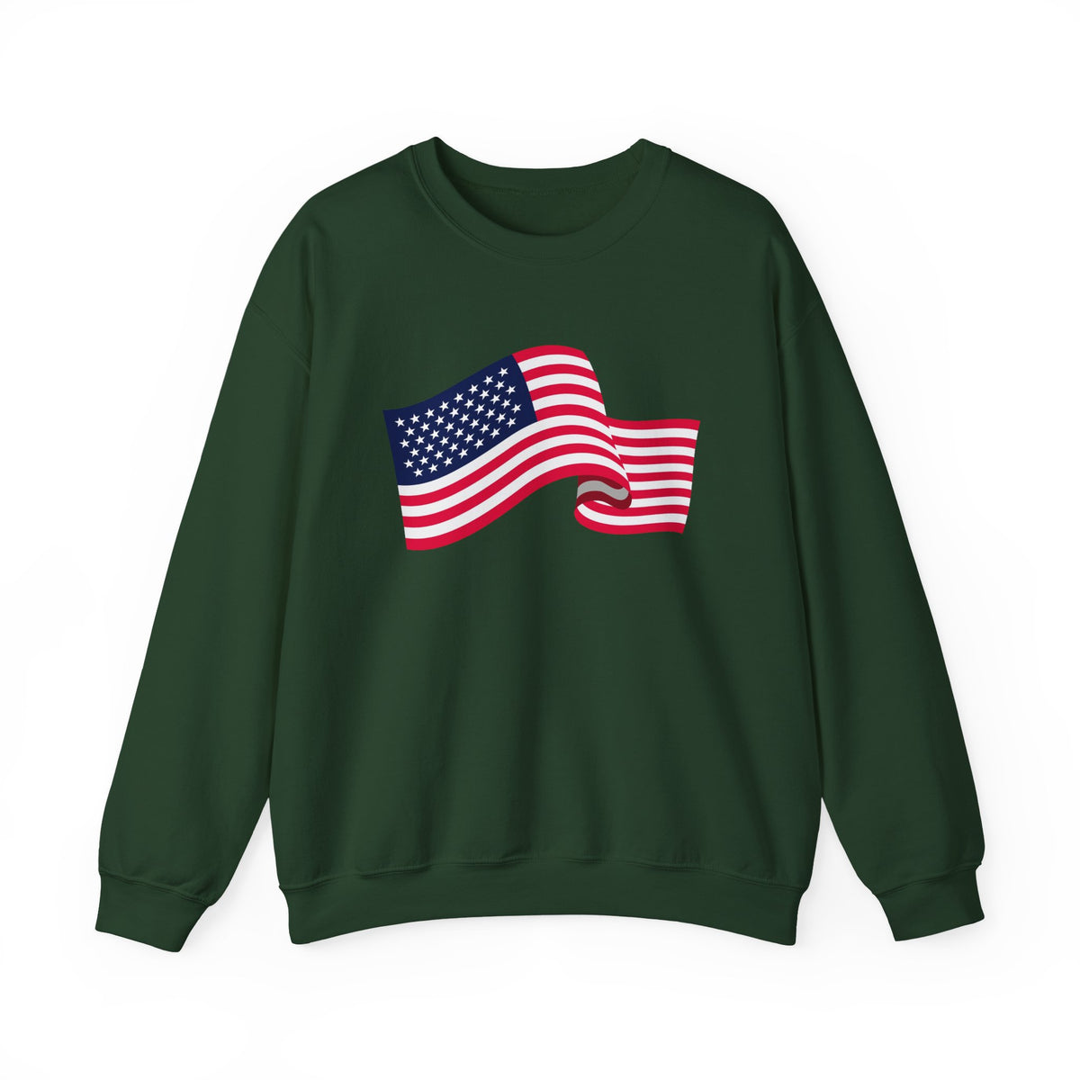 American Flag Crewneck Sweatshirt
