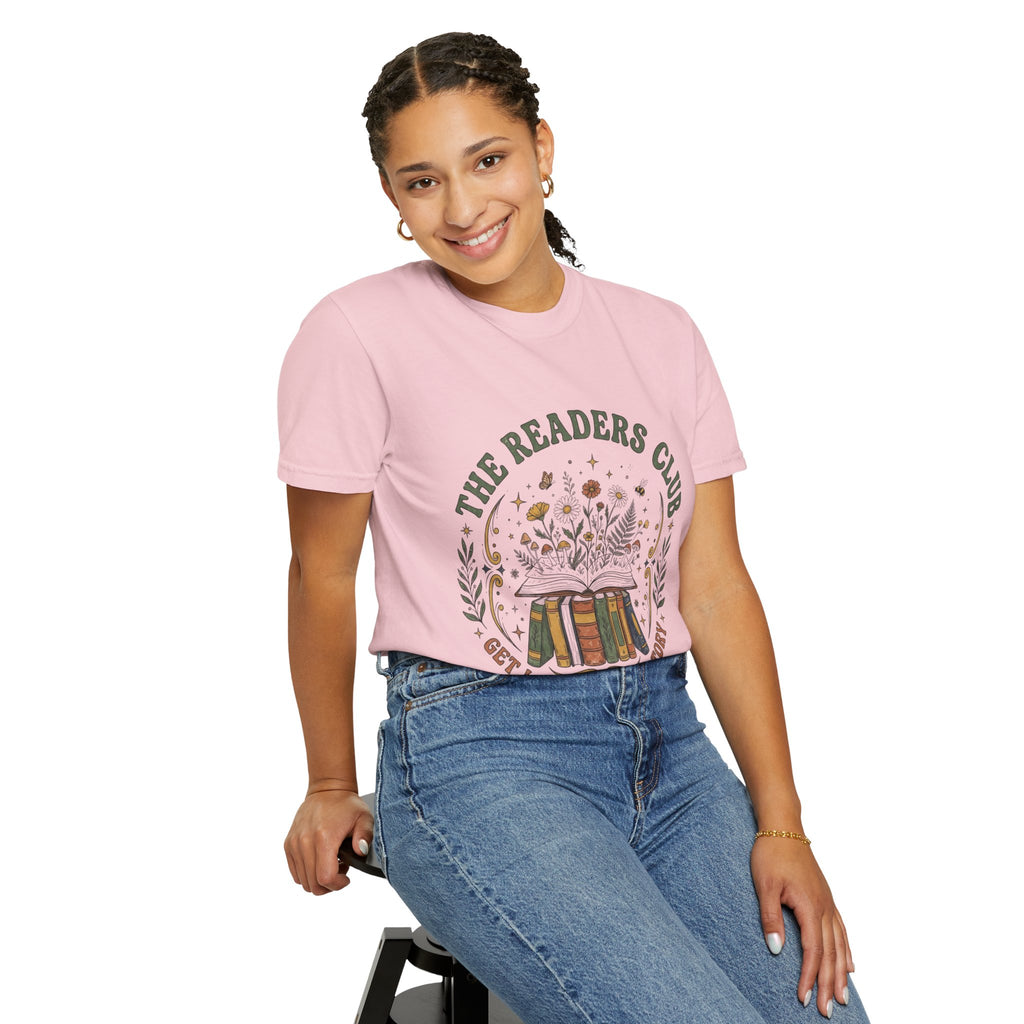 The Readers Club Garment-Dyed T-Shirt – Book Lover Reading Shirt