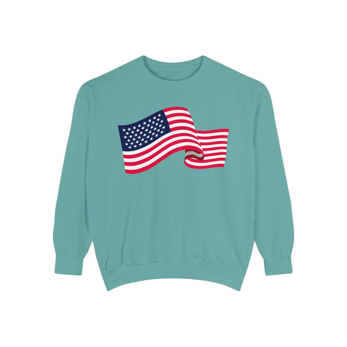 American Flag Wave Sweatshirt
