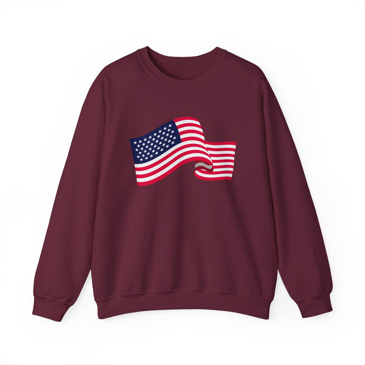 American Flag Crewneck Sweatshirt