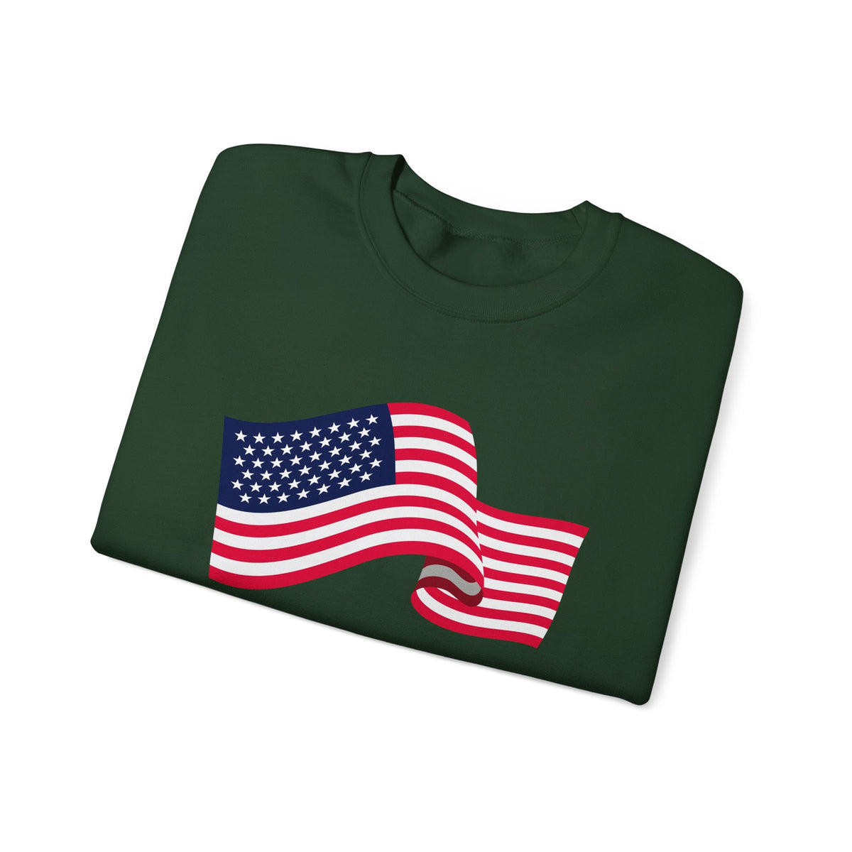 American Flag Crewneck Sweatshirt