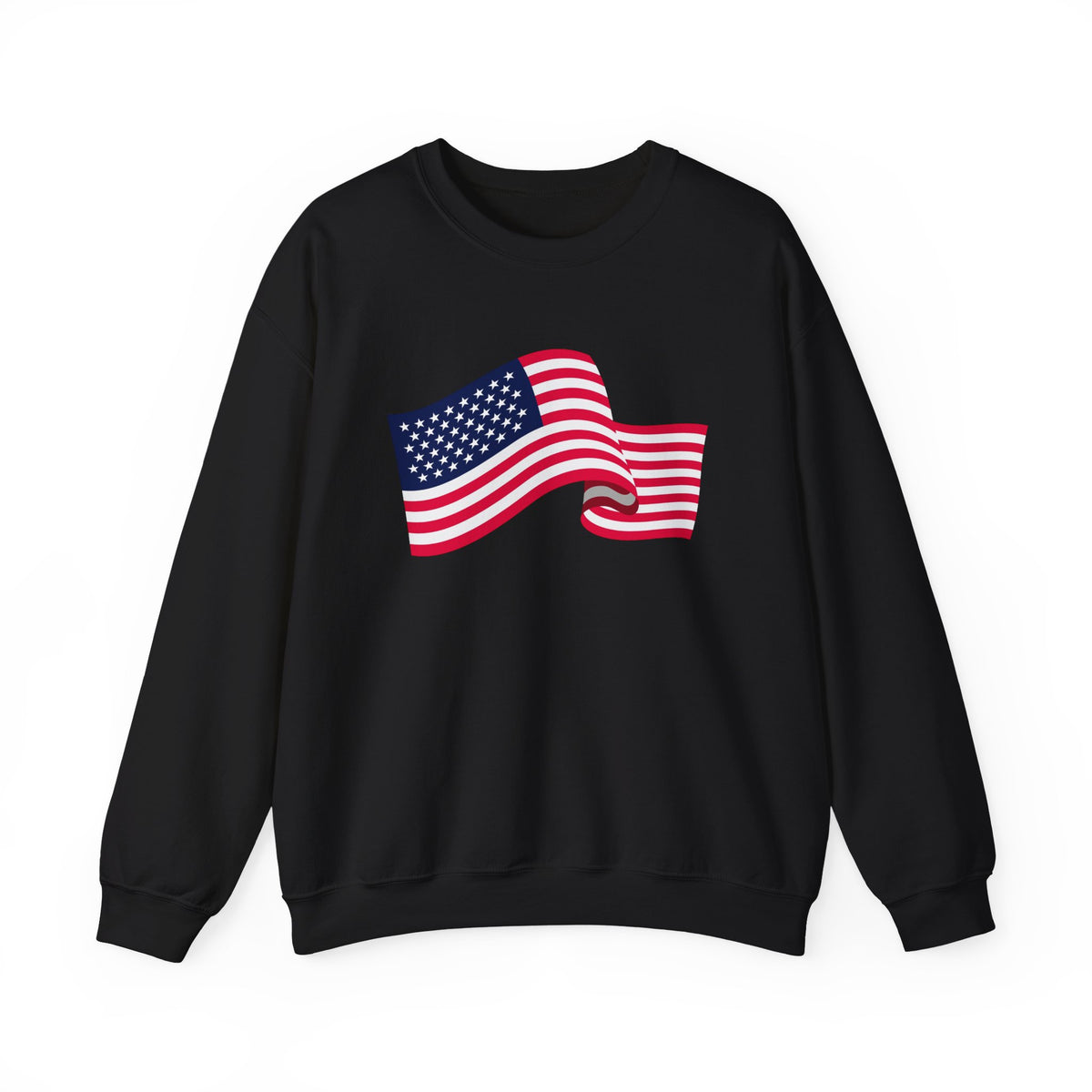 American Flag Crewneck Sweatshirt