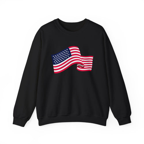 American Flag Crewneck Sweatshirt