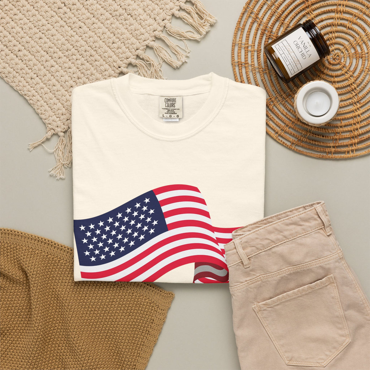 American Flag Wave T-Shirt
