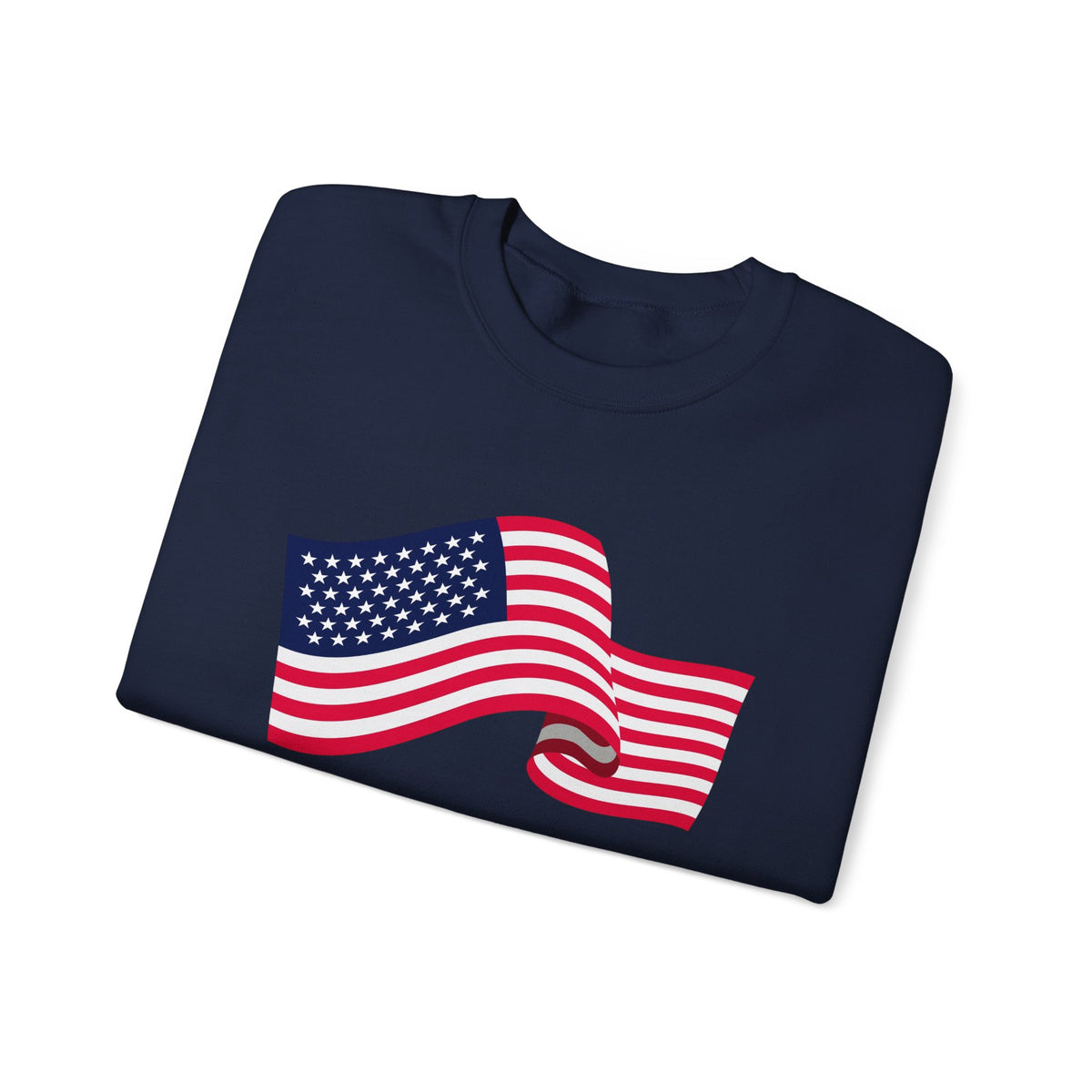 American Flag Crewneck Sweatshirt