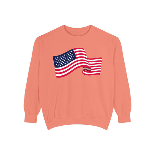 American Flag Wave Sweatshirt