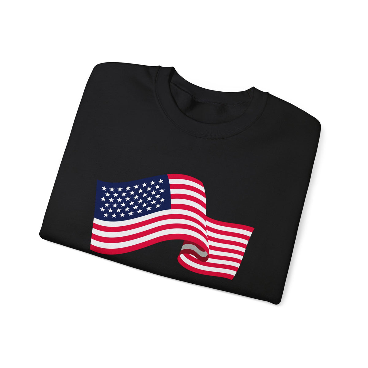 American Flag Crewneck Sweatshirt