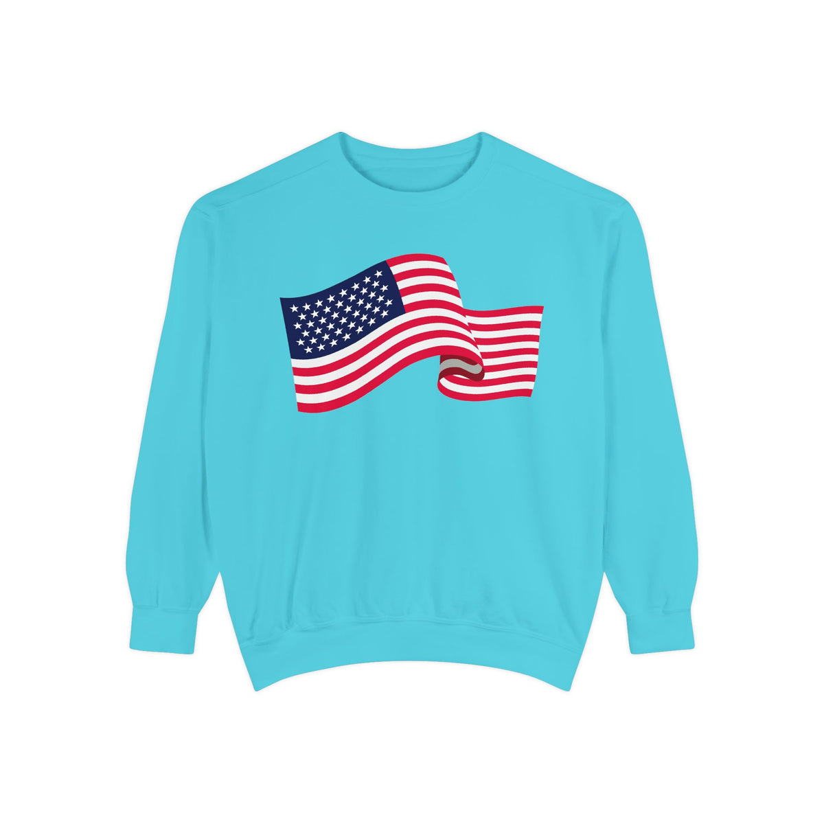 American Flag Wave Sweatshirt