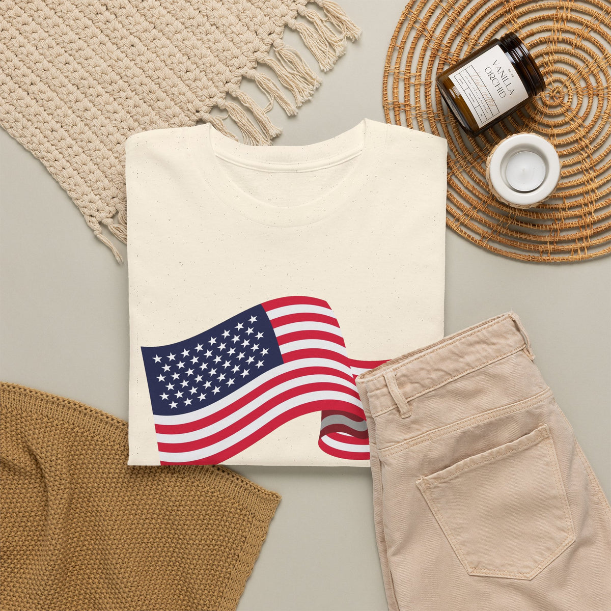 American Flag Wave T-Shirt