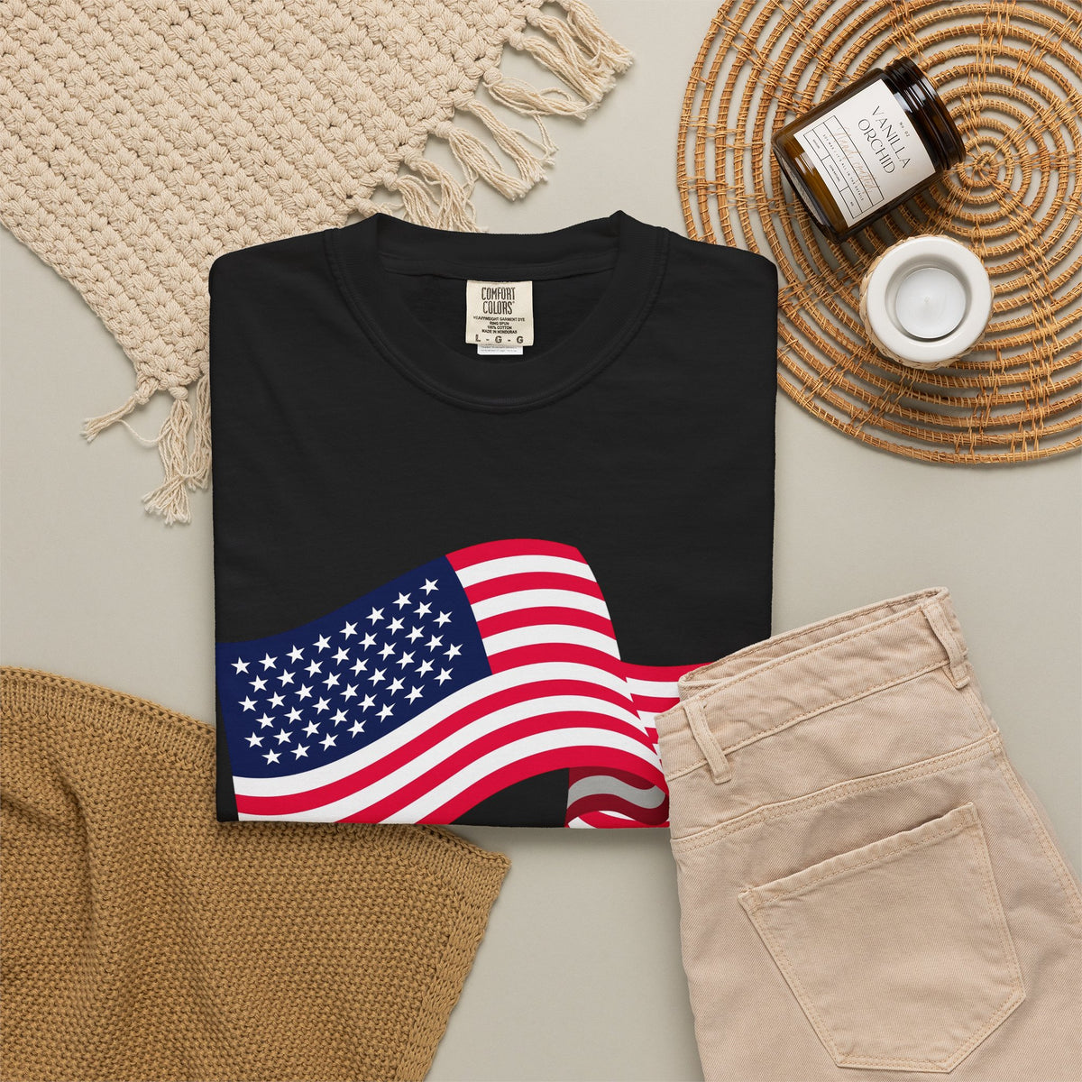 American Flag Wave T-Shirt