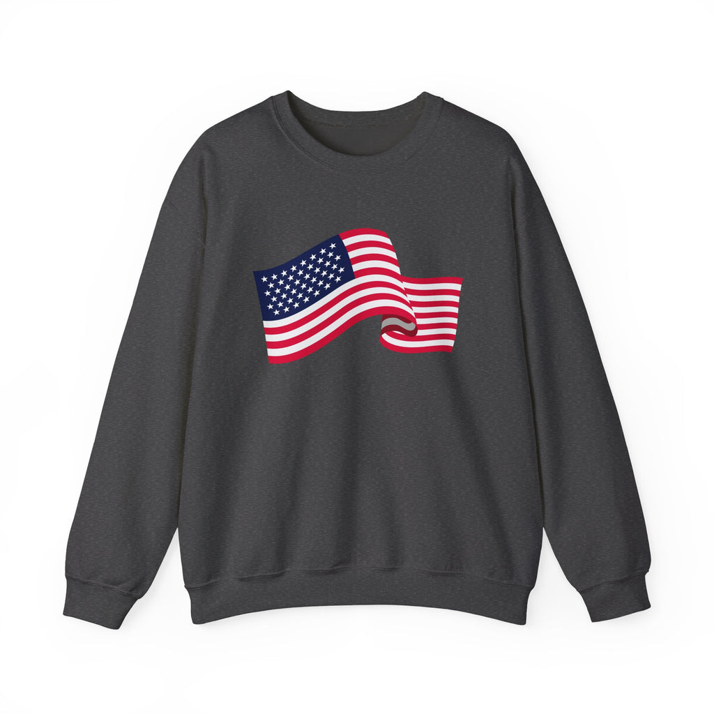 American Flag Crewneck Sweatshirt