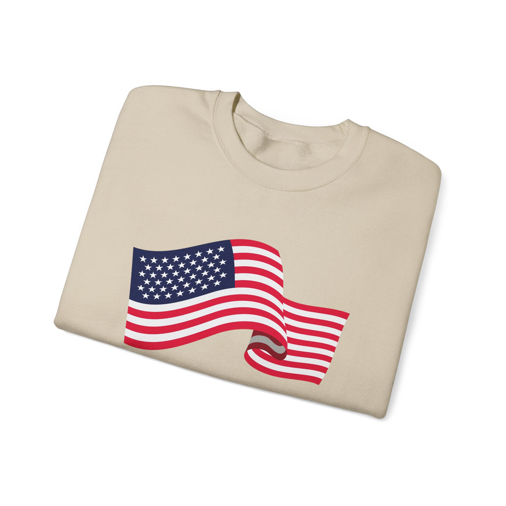 American Flag Crewneck Sweatshirt