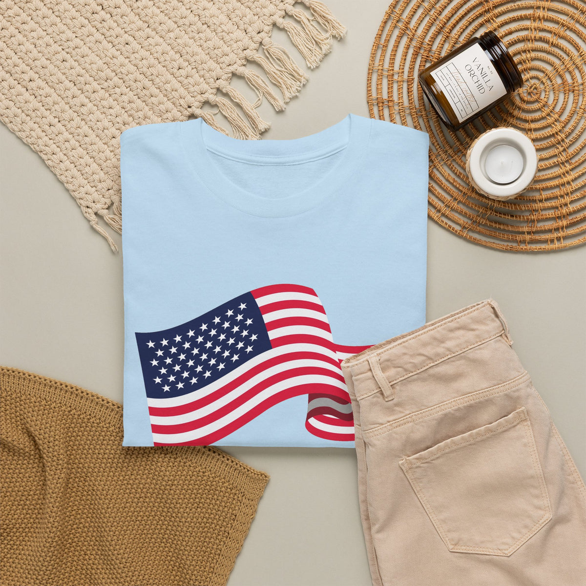 American Flag Wave T-Shirt