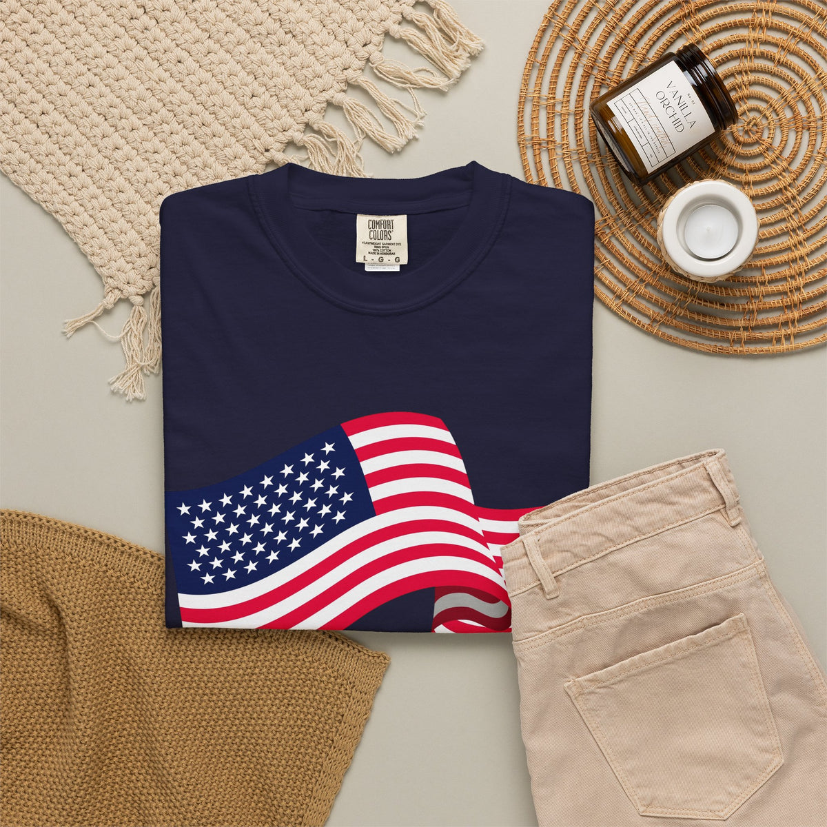 American Flag Wave T-Shirt