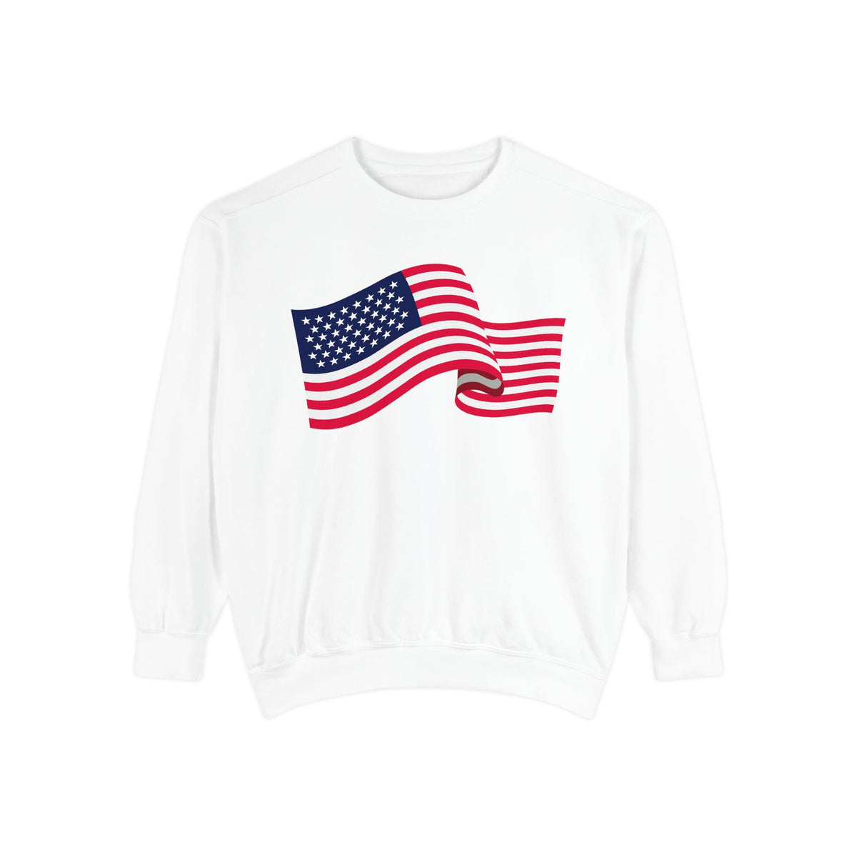 American Flag Wave Sweatshirt