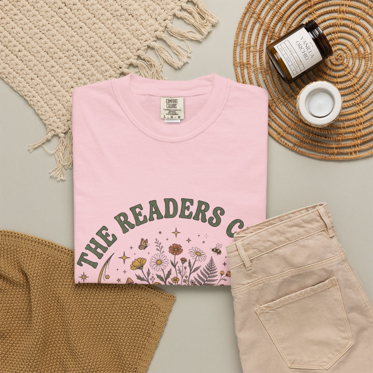 The Readers Club Garment-Dyed T-Shirt – Book Lover Reading Shirt
