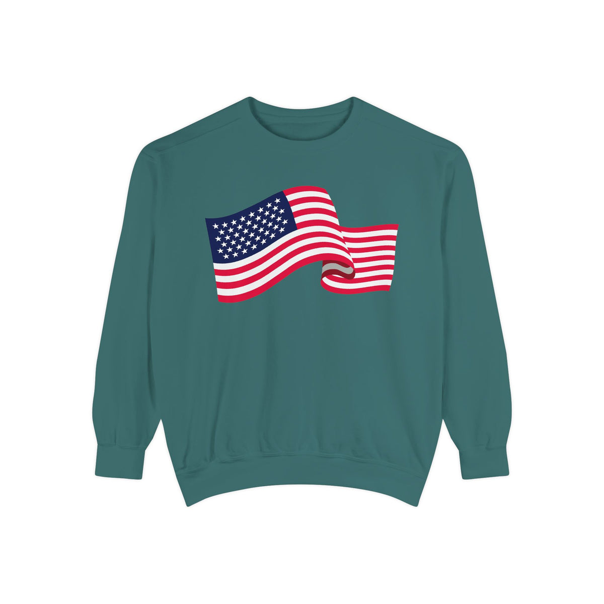 American Flag Wave Sweatshirt