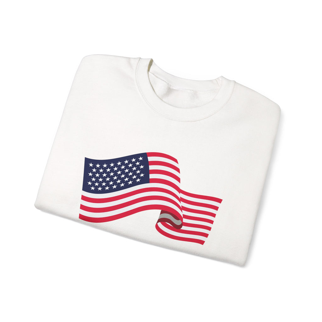 American Flag Crewneck Sweatshirt
