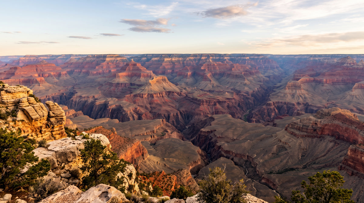 Grand Canyon Sunset Panorama Landscape Digital Photo – High-Resolution 2K Nature Scenery Wall Art Print, Instant Download for Personal & Commercial Use